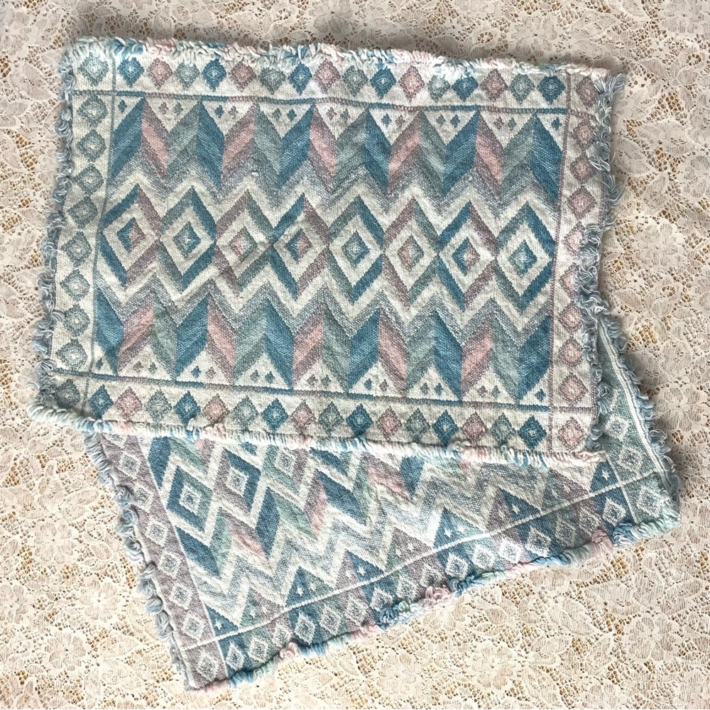 Pair of Vintage Handmade Cloth Placemats
